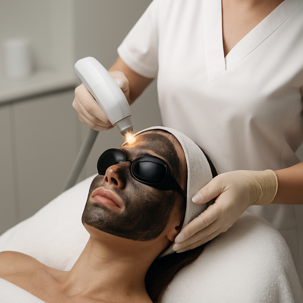 Carbon Peel (Hollywood Peel) treatment at Glow Me Now