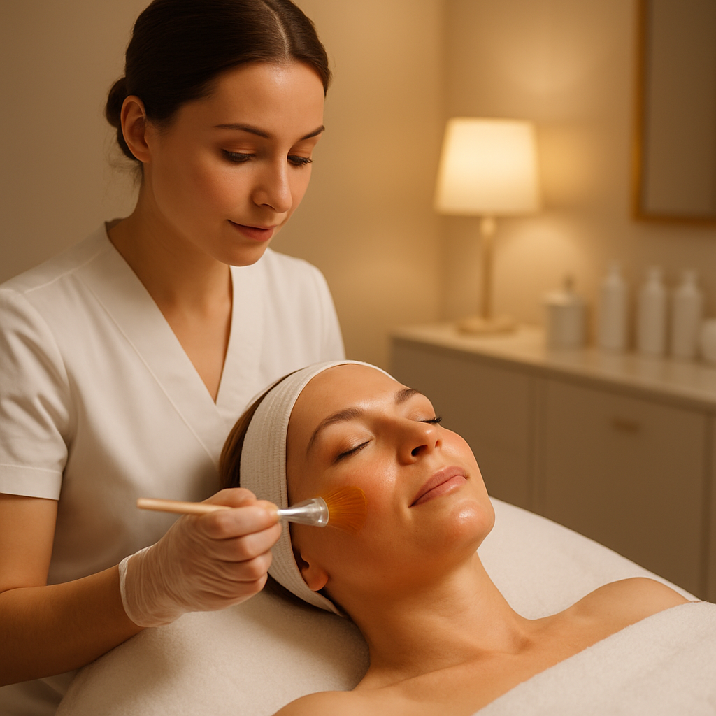 Medical Grade Chemical Peel treatment at Glow Me Now
