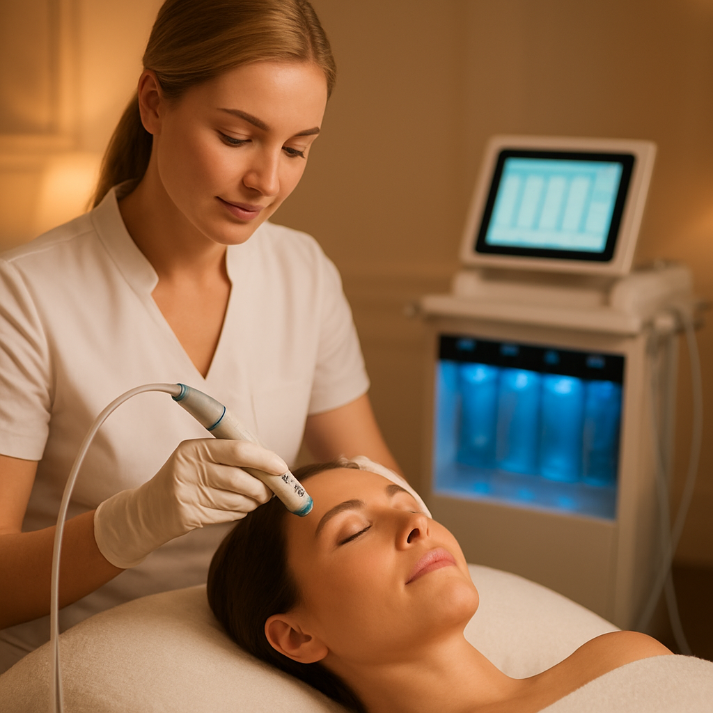 HydraFacial treatment at Glow Me Now